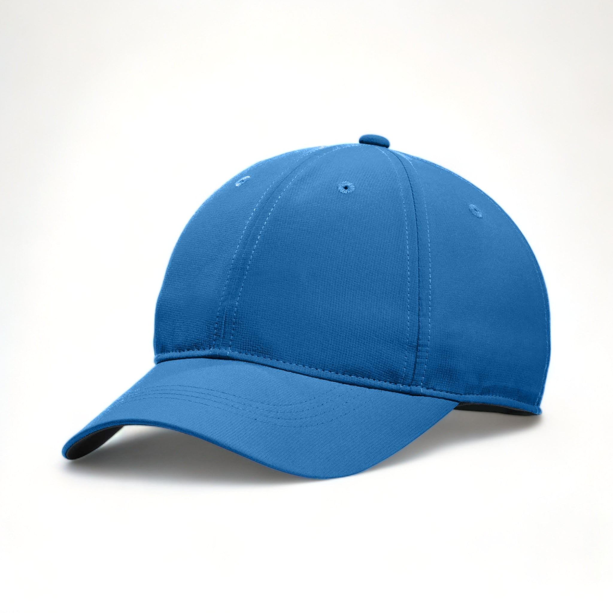 Side view of Nike NKFB6444 custom hat in gym blue
