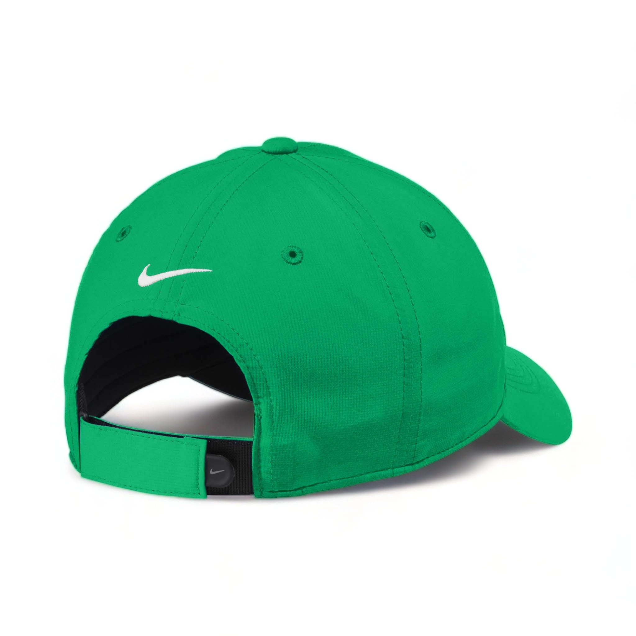 Back view of Nike NKFB6444 custom hat in lucid green