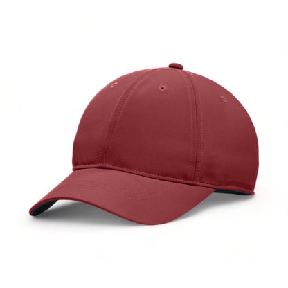 Side view of Nike NKFB6444 custom hat in team red