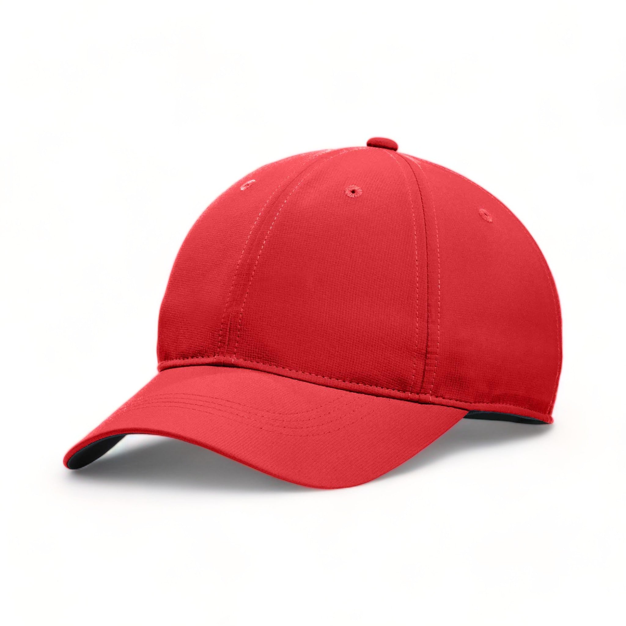 Side view of Nike NKFB6444 custom hat in university red