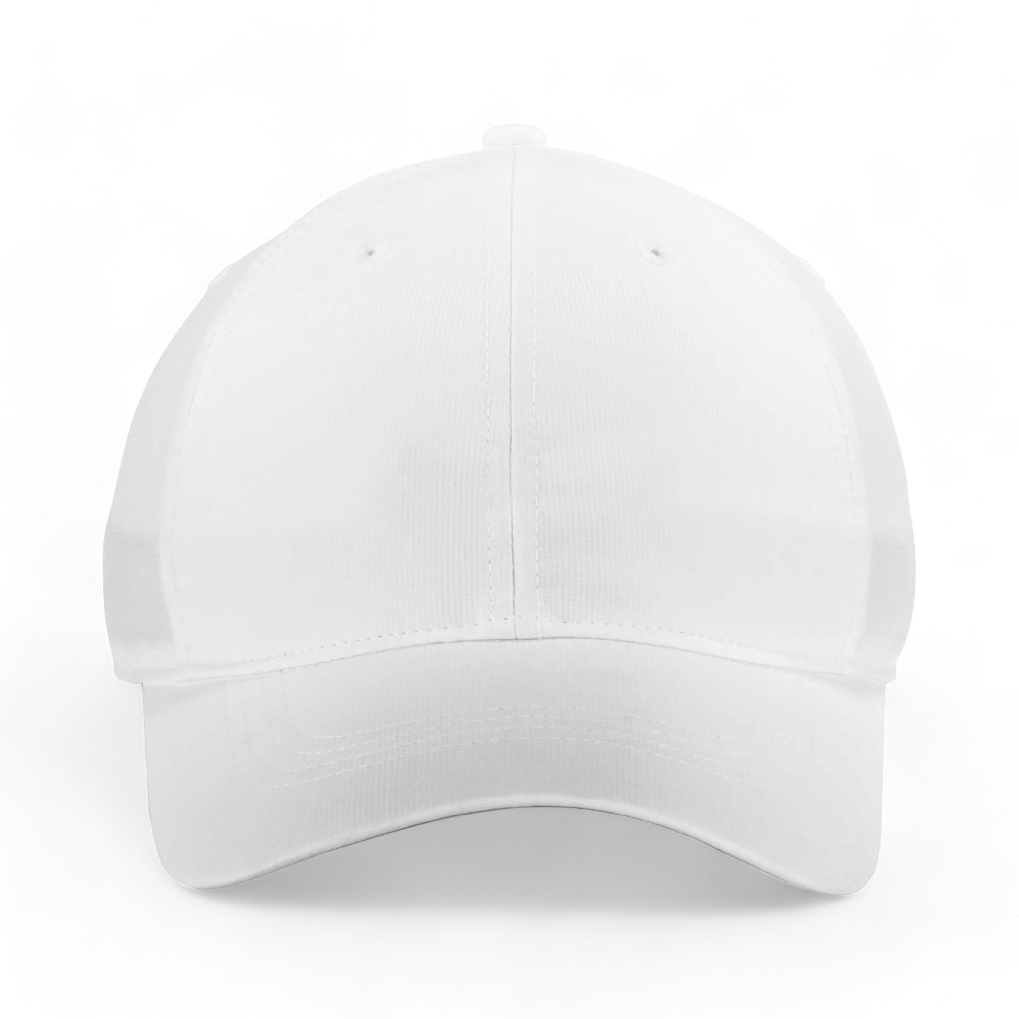 Front view of Nike NKFB6444 custom hat in white