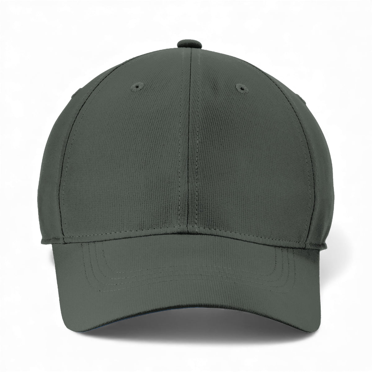 Front view of Nike NKFB6444 custom hat in anthracite