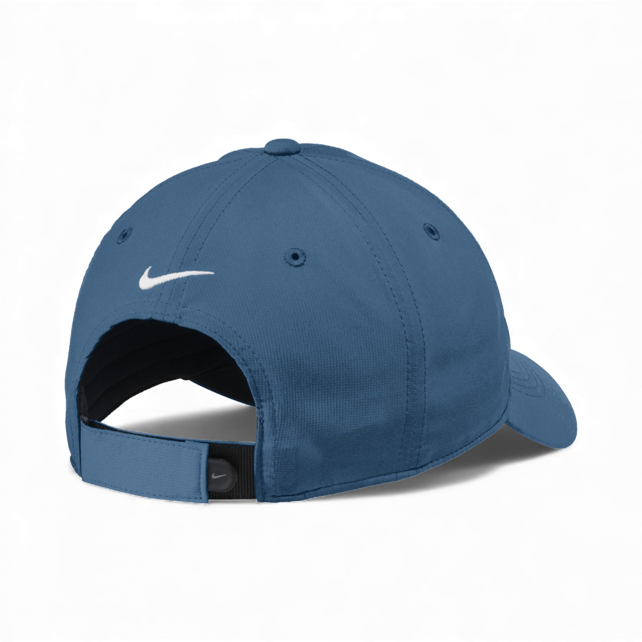 Back view of Nike NKFB6444 custom hat in college navy