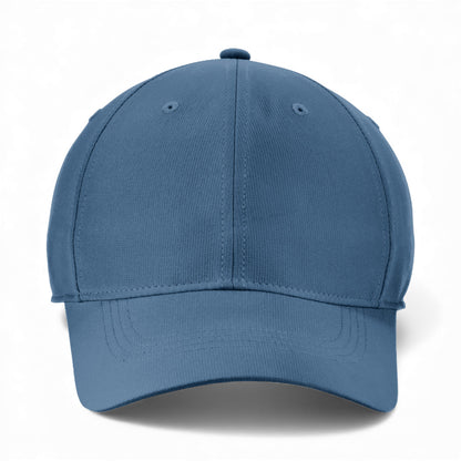 Front view of Nike NKFB6444 custom hat in college navy