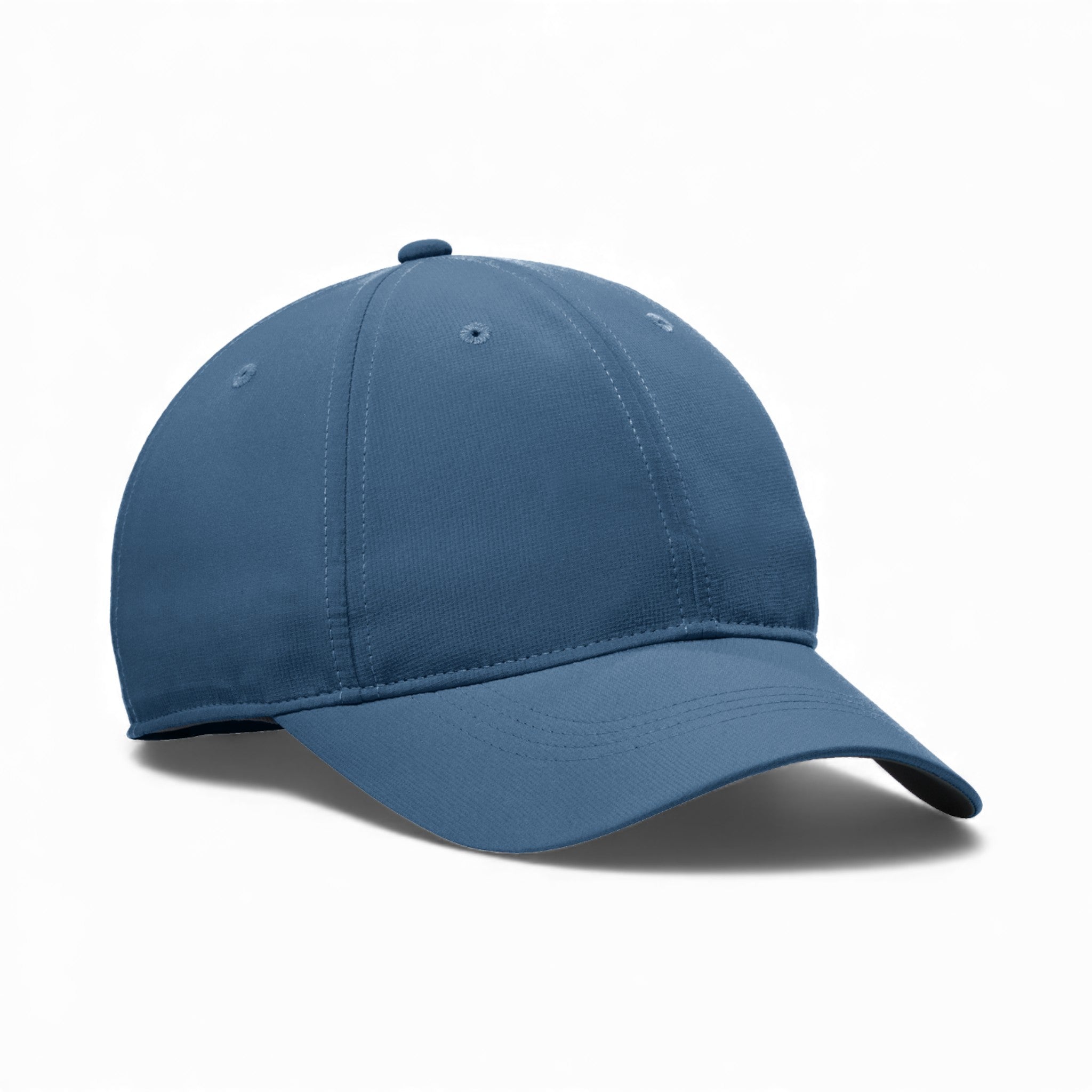 Right side view of Nike NKFB6444 custom hat in college navy