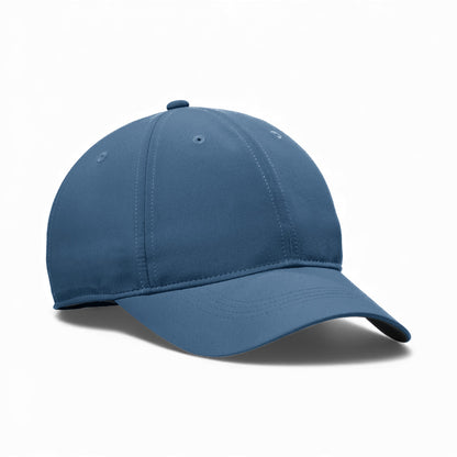 Right side view of Nike NKFB6444 custom hat in college navy