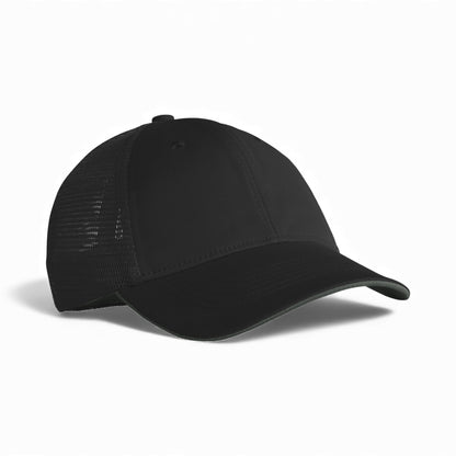 Right side view of Nike NKFB6448 custom hat in black and black