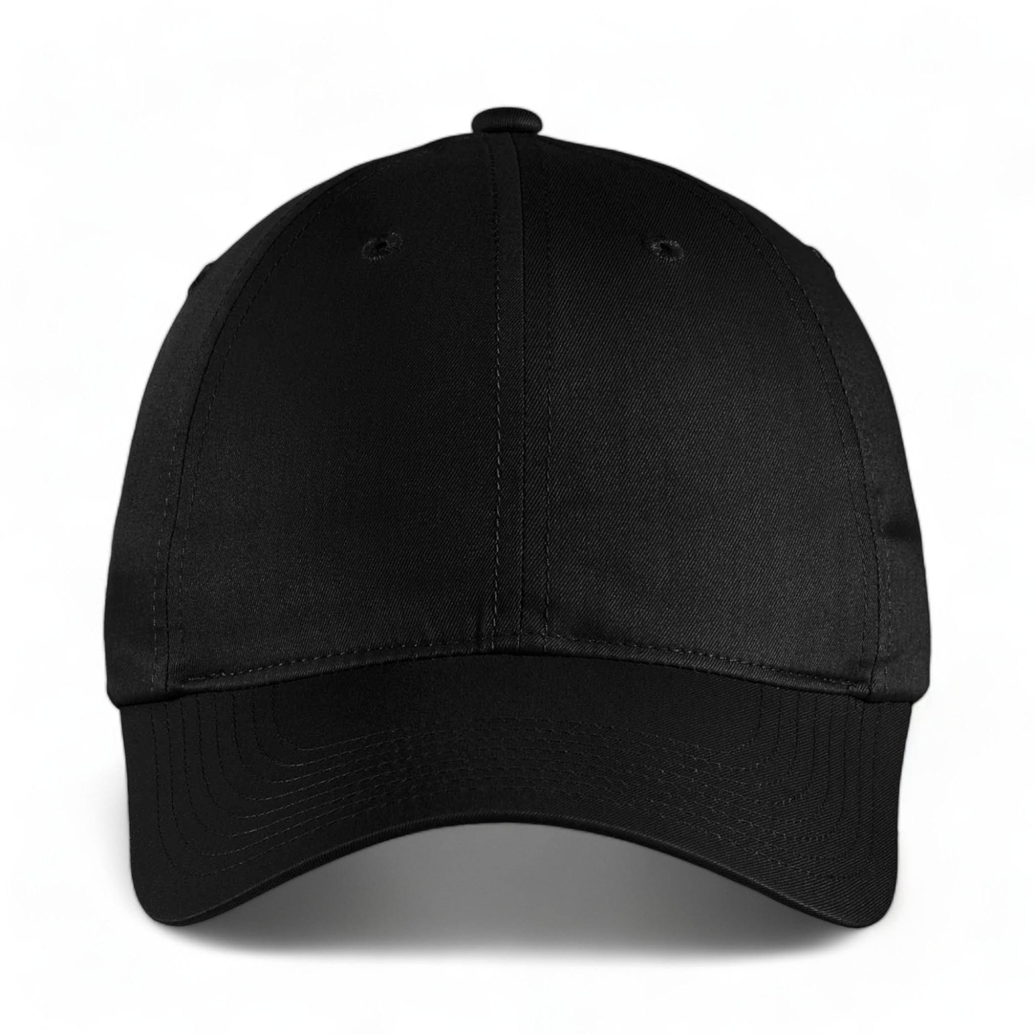Front view of Nike NKFB6449 custom hat in black