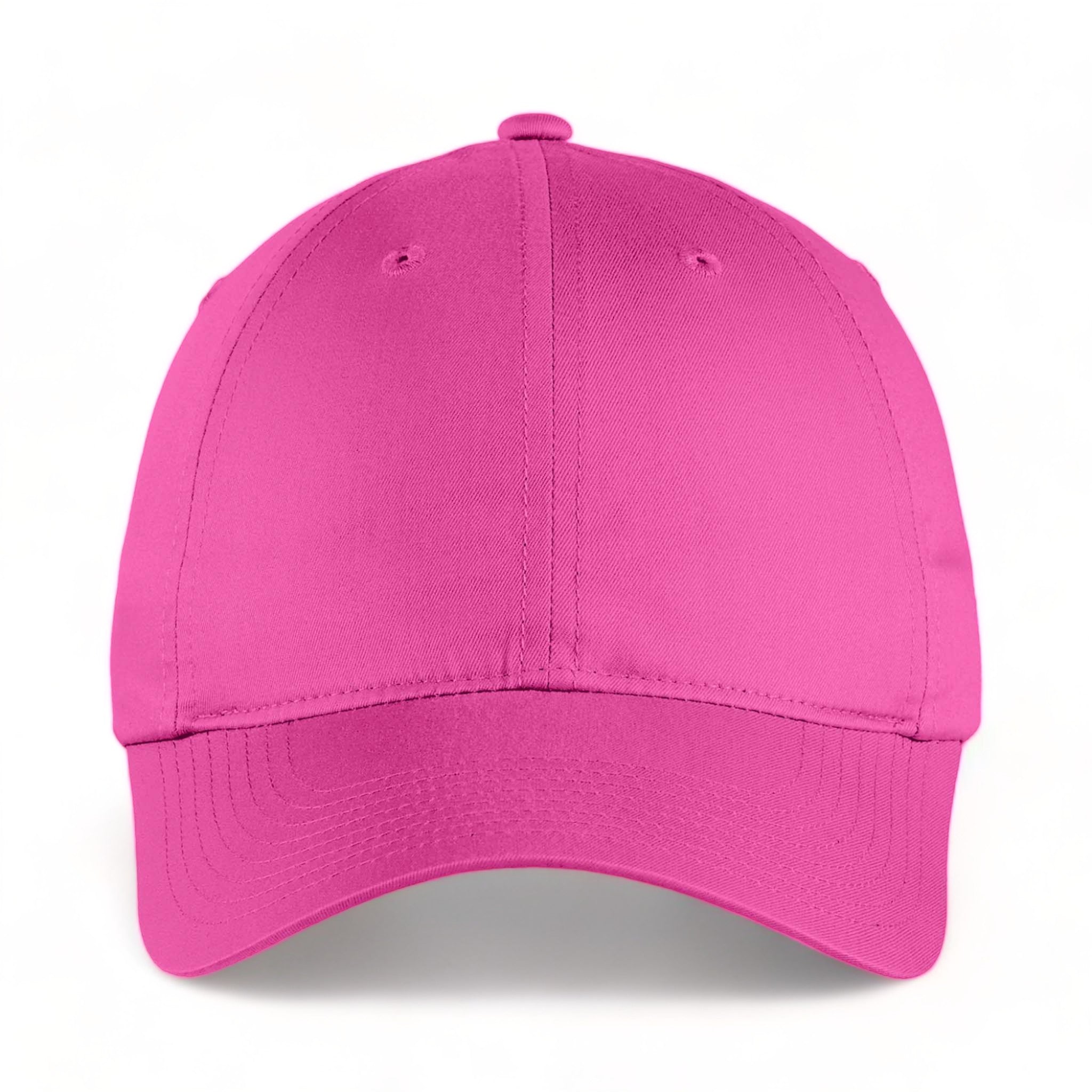 Front view of Nike NKFB6449 custom hat in vivid pink
