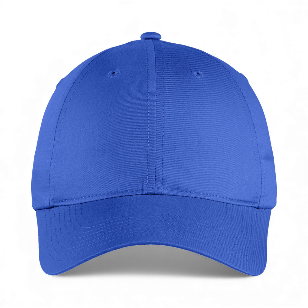 Front view of Nike NKFB6449 custom hat in game royal