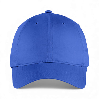 Front view of Nike NKFB6449 custom hat in game royal