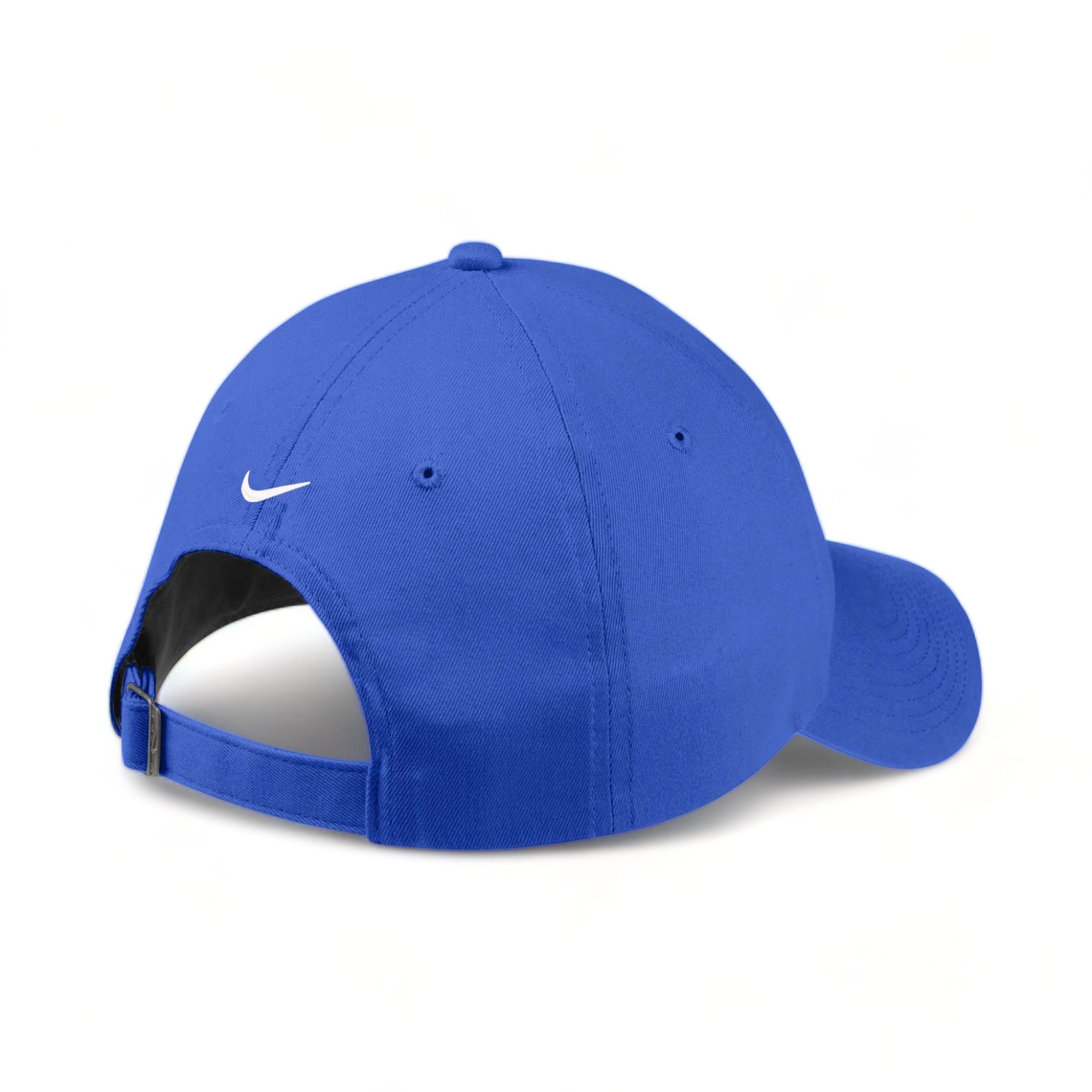 Back view of Nike NKFB6449 custom hat in game royal