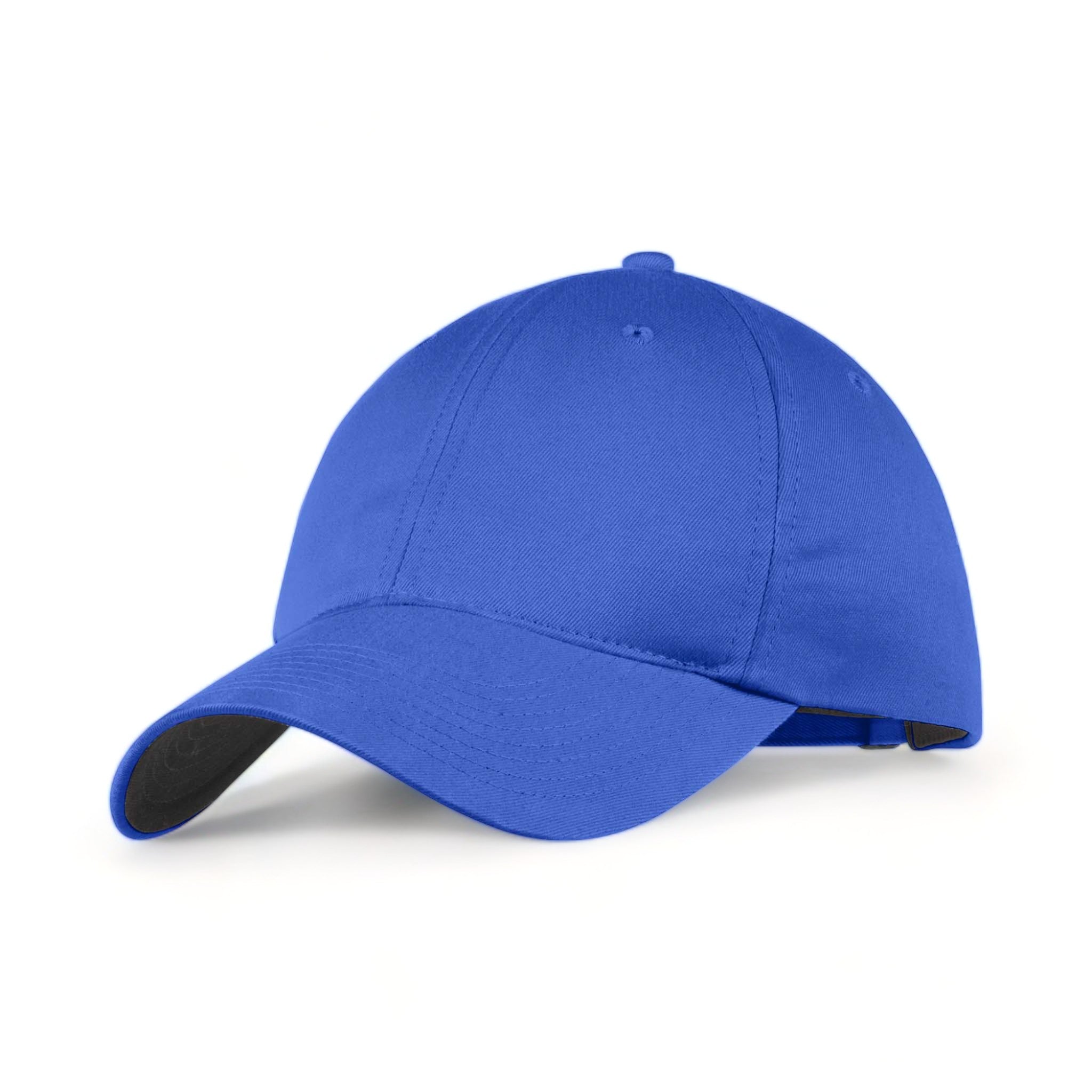 Side view of Nike NKFB6449 custom hat in game royal