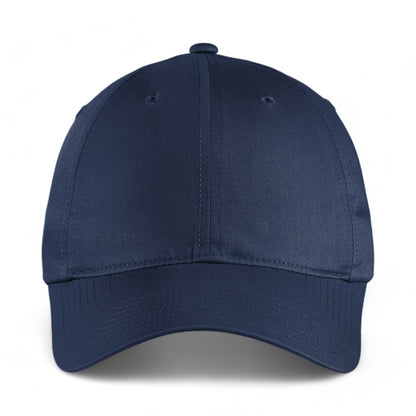 Front view of Nike NKFB6449 custom hat in navy