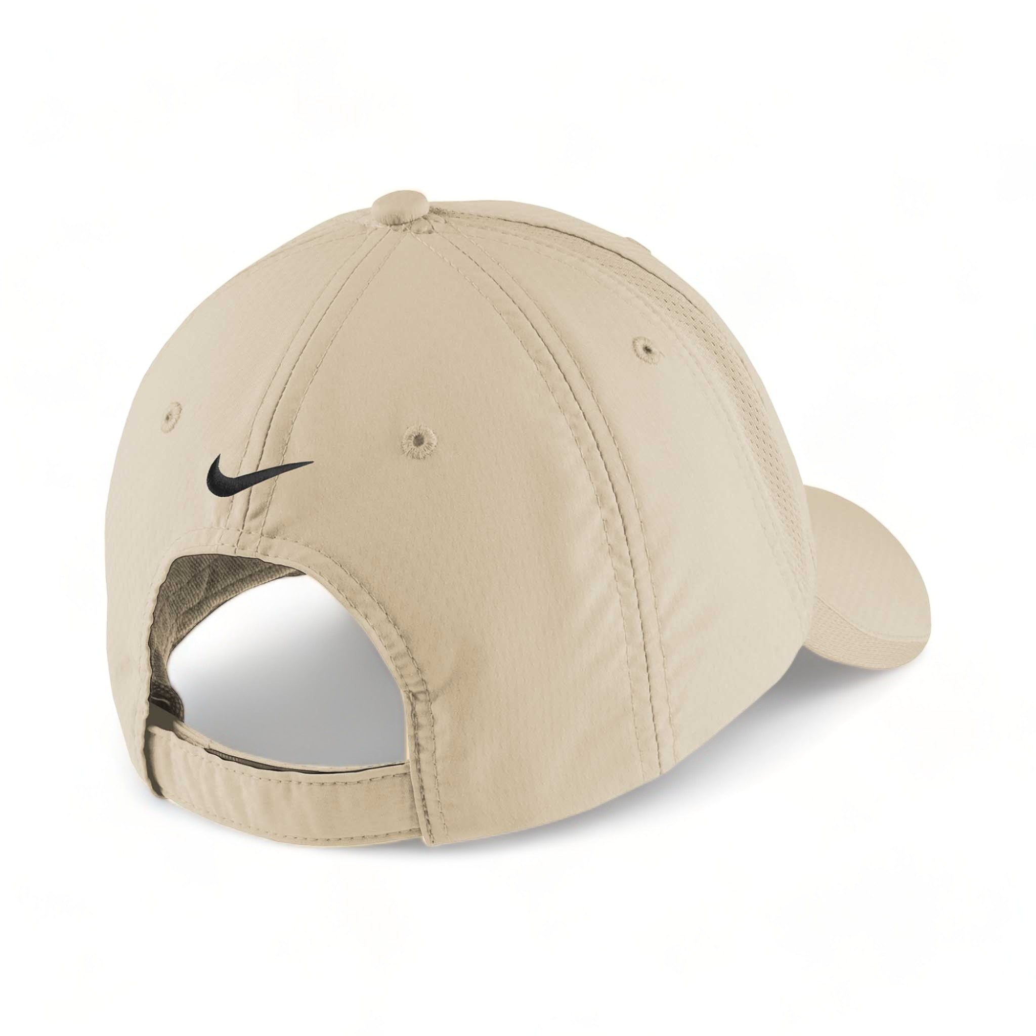 Back view of Nike NKFD9709 custom hat in birch