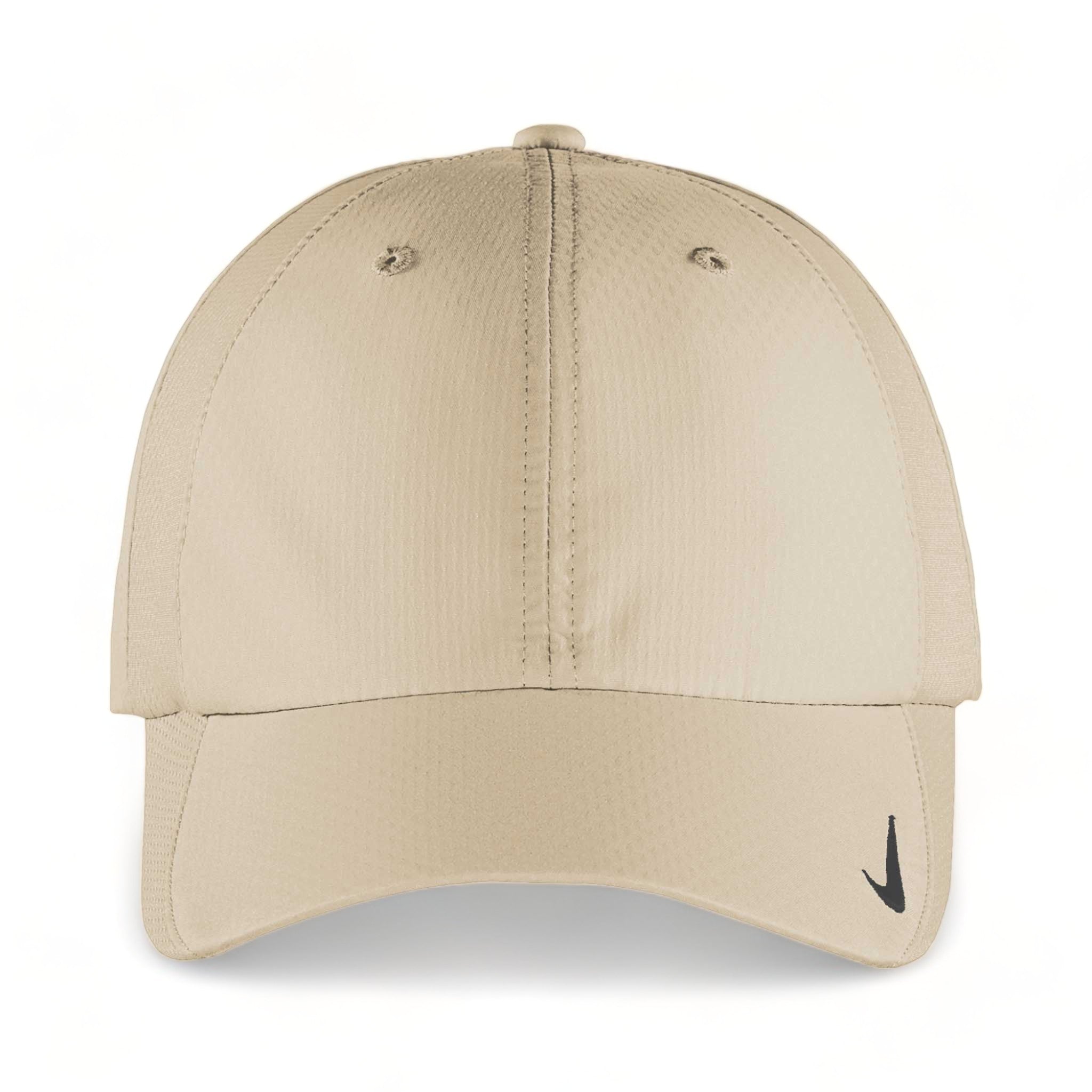 Front view of Nike NKFD9709 custom hat in birch