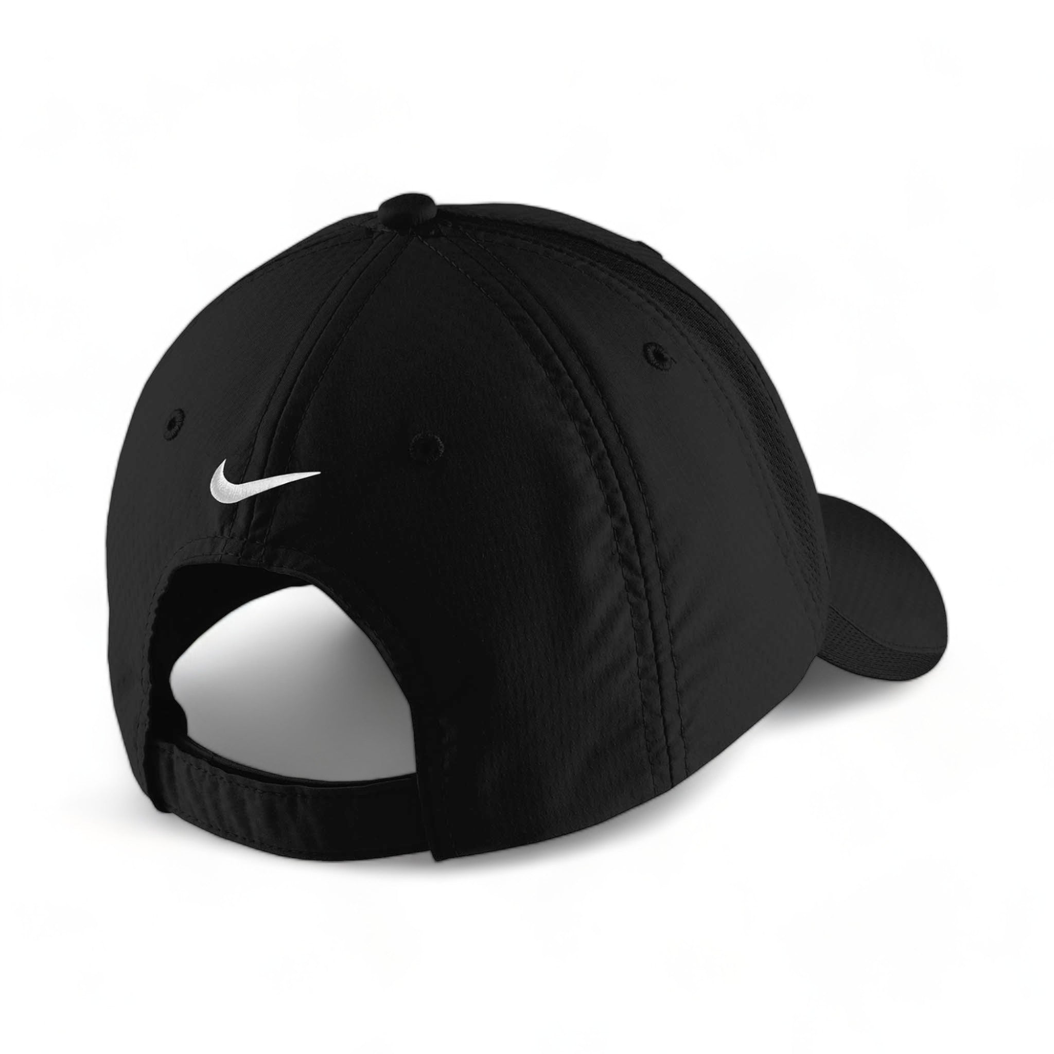 Back view of Nike NKFD9709 custom hat in black