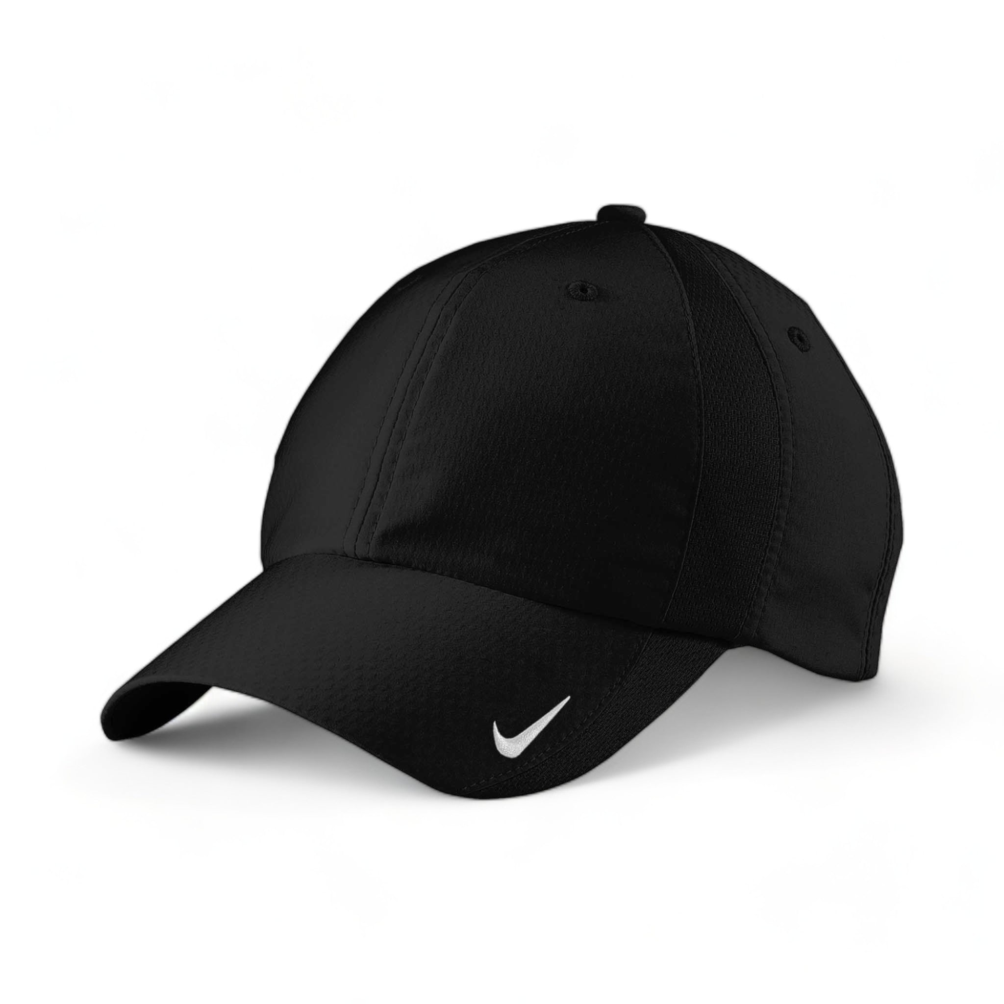 Side view of Nike NKFD9709 custom hat in black