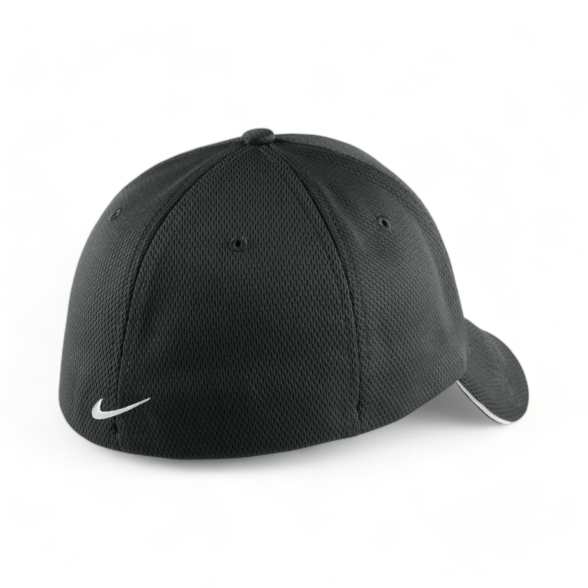 Back view of Nike NKFD9718 custom hat in anthracite and white