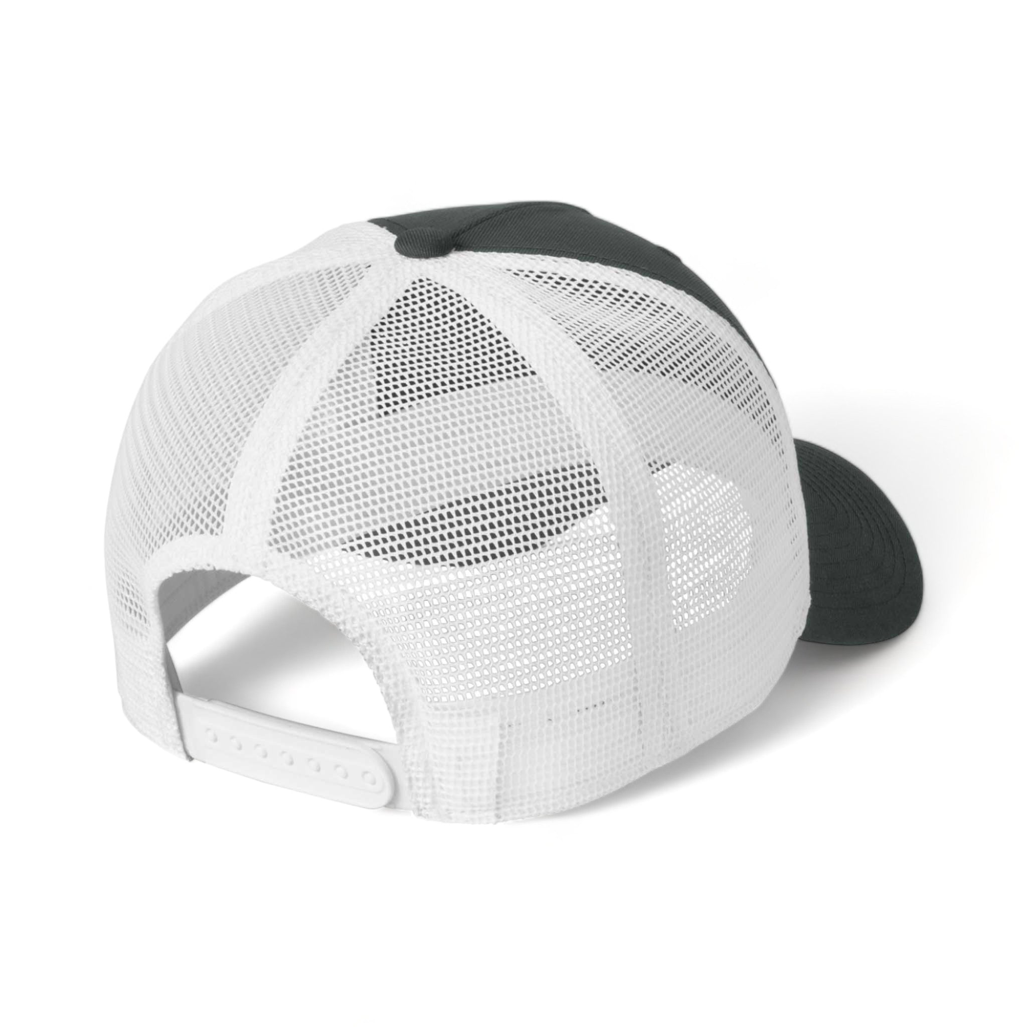 Back view of Nike NKFN9893 custom hat in anthracite and white