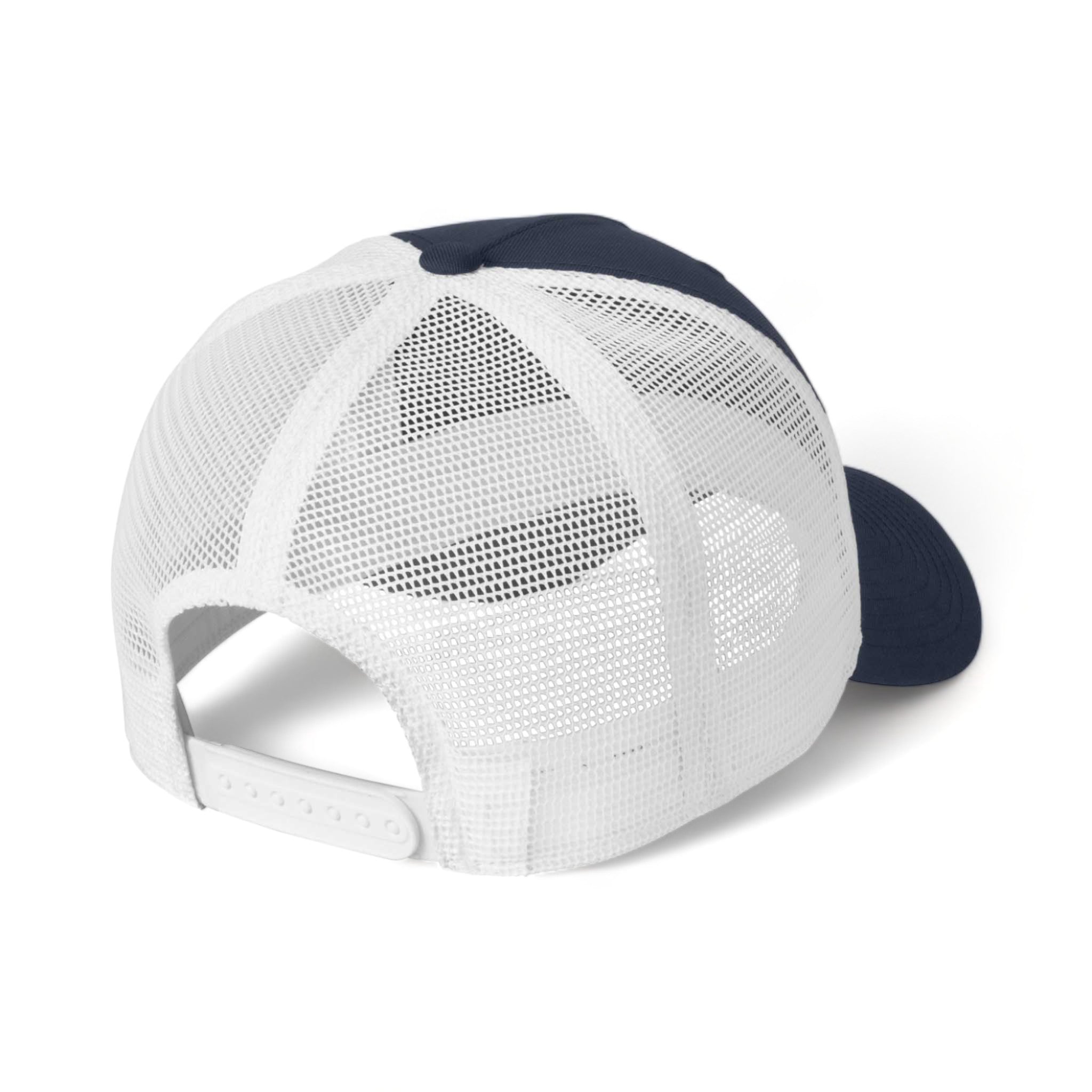 Back view of Nike NKFN9893 custom hat in navy and white