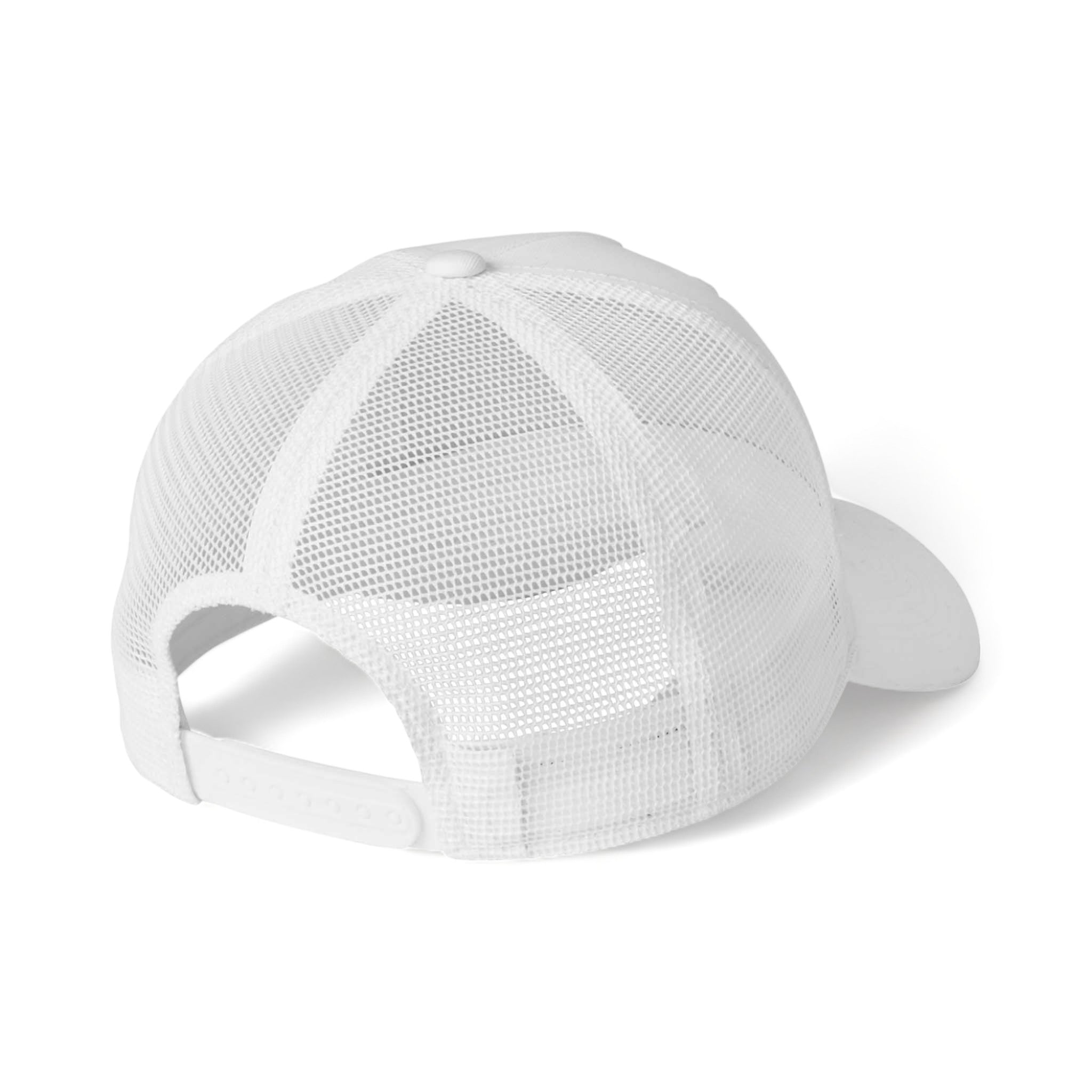 Back view of Nike NKFN9893 custom hat in white and white