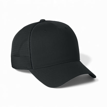 Right side view of Nike NKFN9893 custom hat in black and black