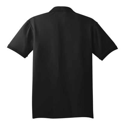 OGIO OG101 custom polo in blacktop, back view