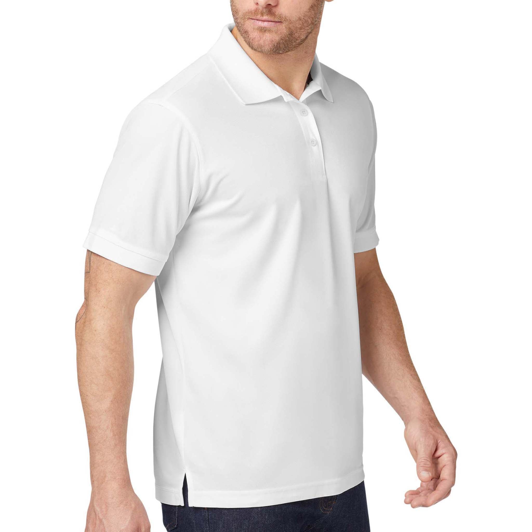 OGIO OG101 custom polo in bright white, right side view