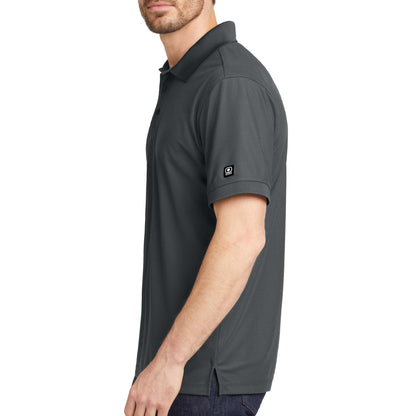 OGIO OG101 custom polo in diesel grey, left side view