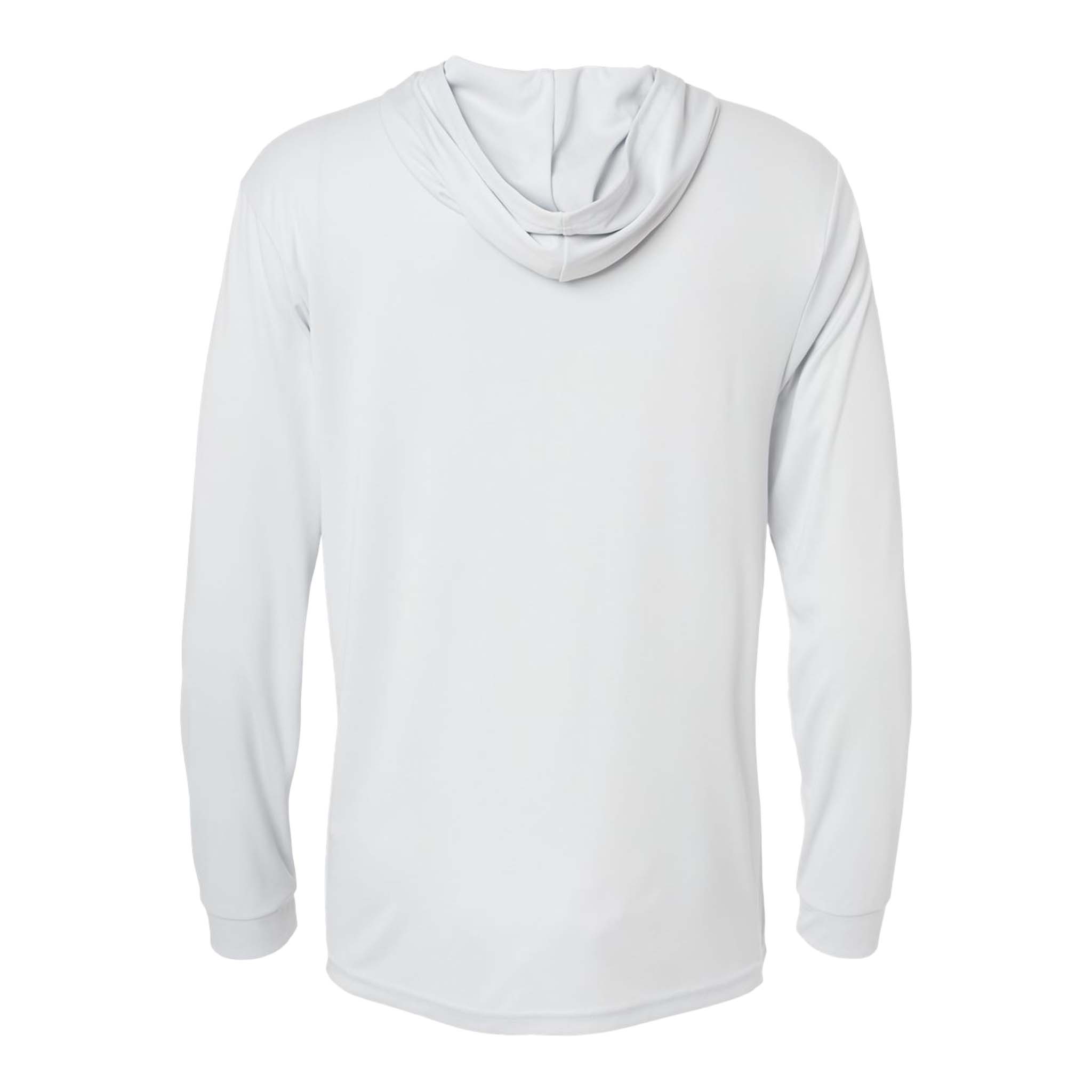 Paragon 220 custom long sleeve t-shirt in aluminum, back view