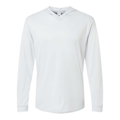 Paragon 220 custom long sleeve t-shirt in aluminum, front view