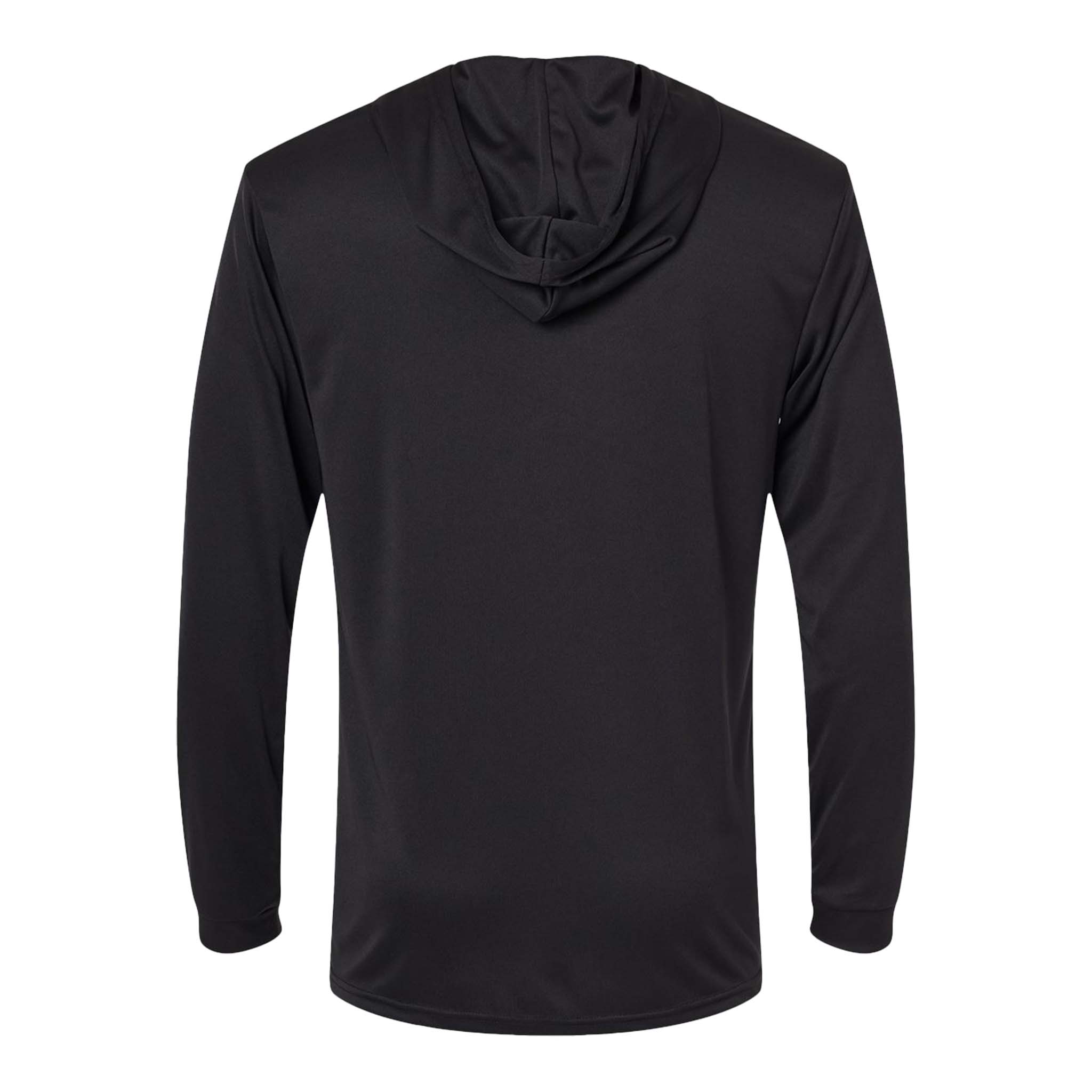 Paragon 220 custom long sleeve t-shirt in black, back view