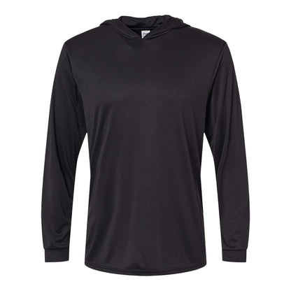 Paragon 220 custom long sleeve t-shirt in black, front view