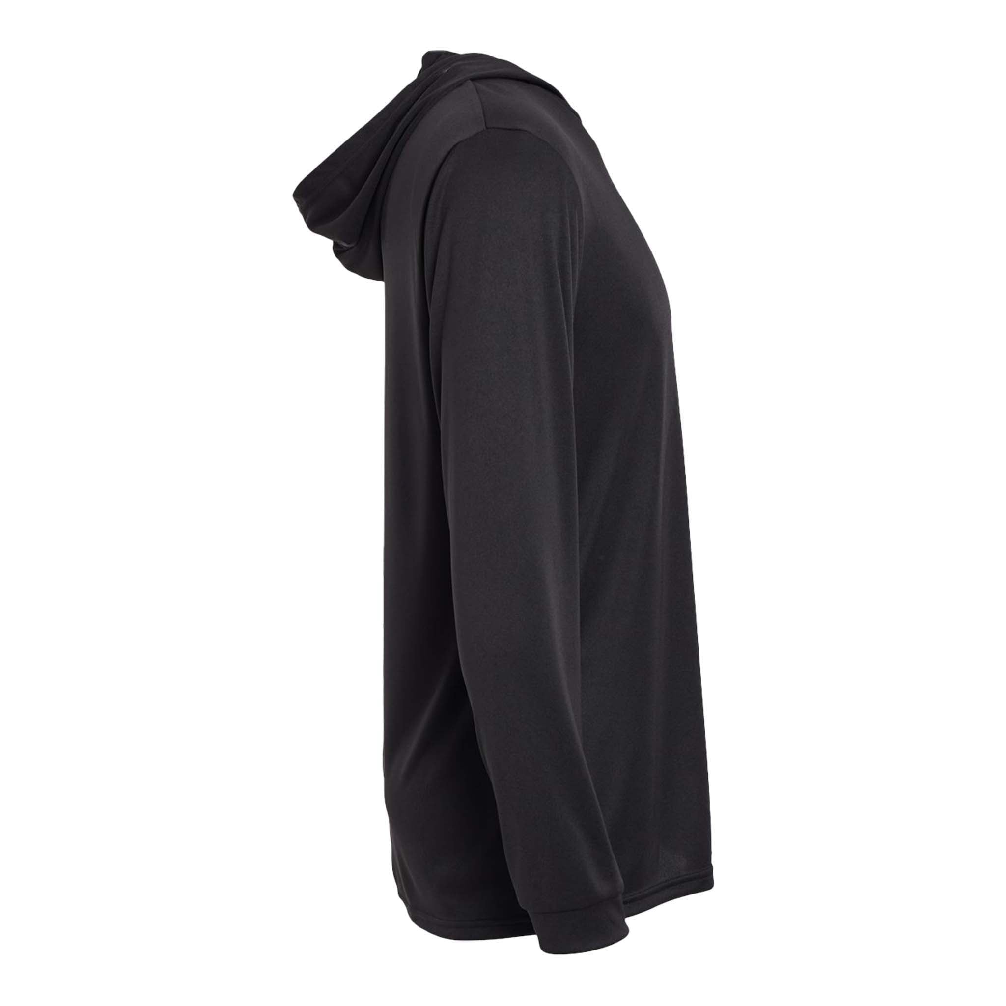 Paragon 220 custom long sleeve t-shirt in black, right side view
