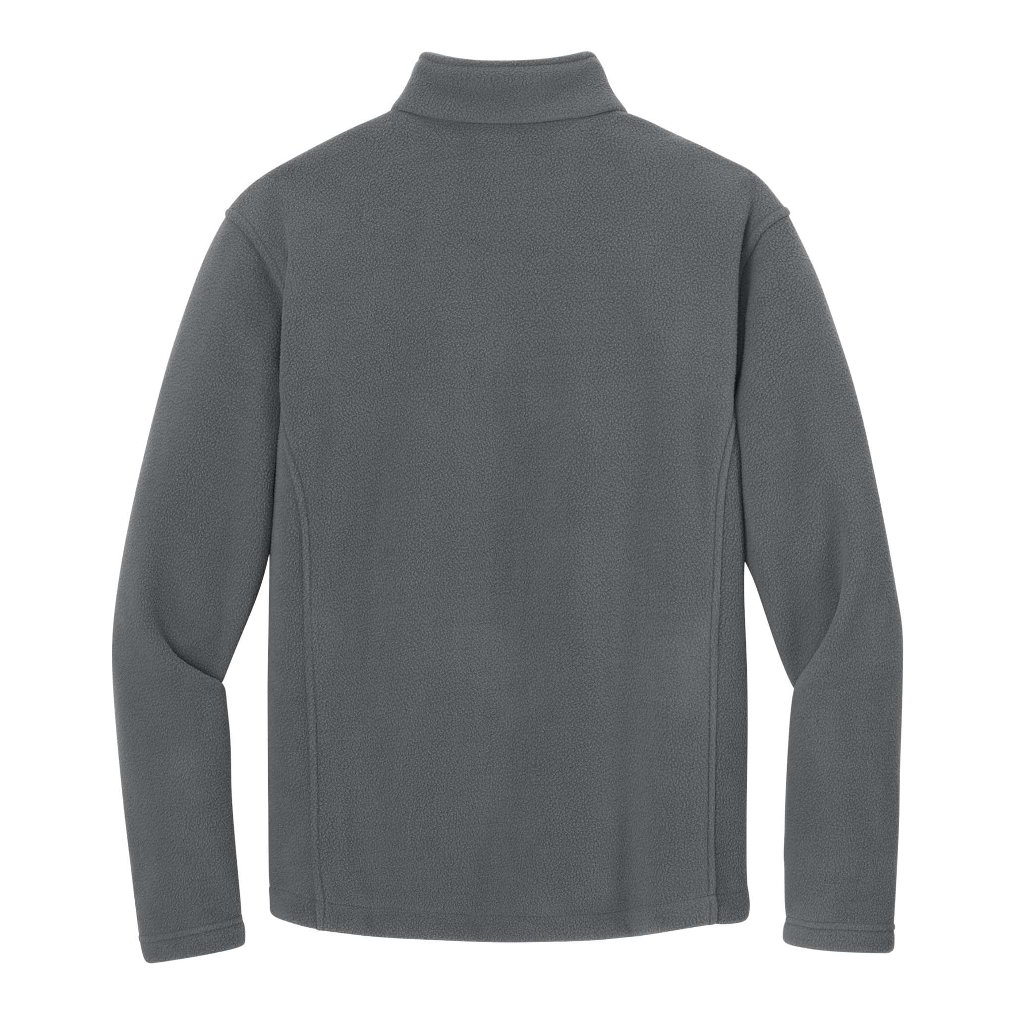 Port Authority F217 custom jacket in deep smoke, back view