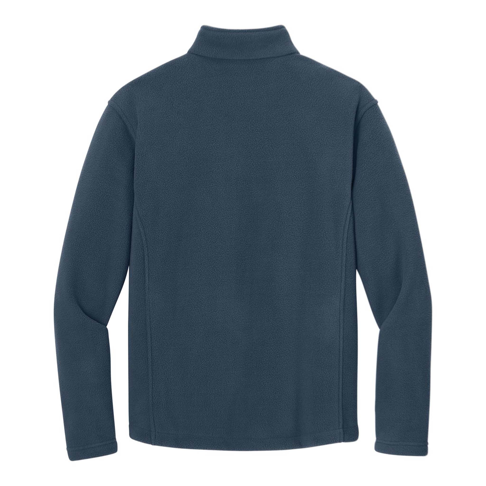 Port Authority F217 custom jacket in insignia blue, back view