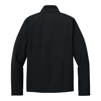 Port Authority J317 custom jacket in black, back view