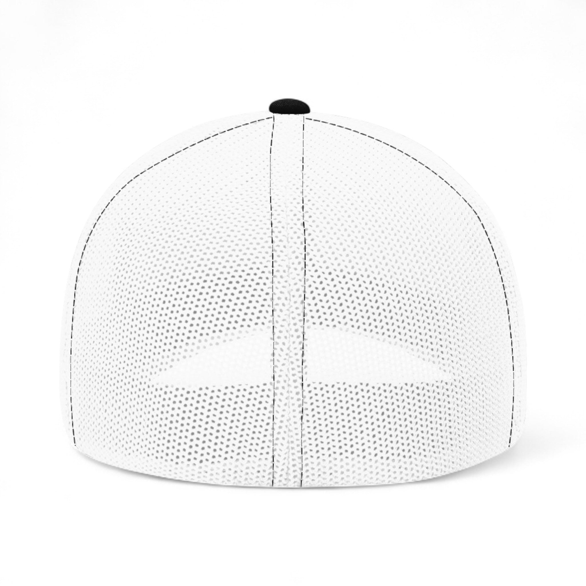 Back view of Richardson 110 custom hat in black and white
