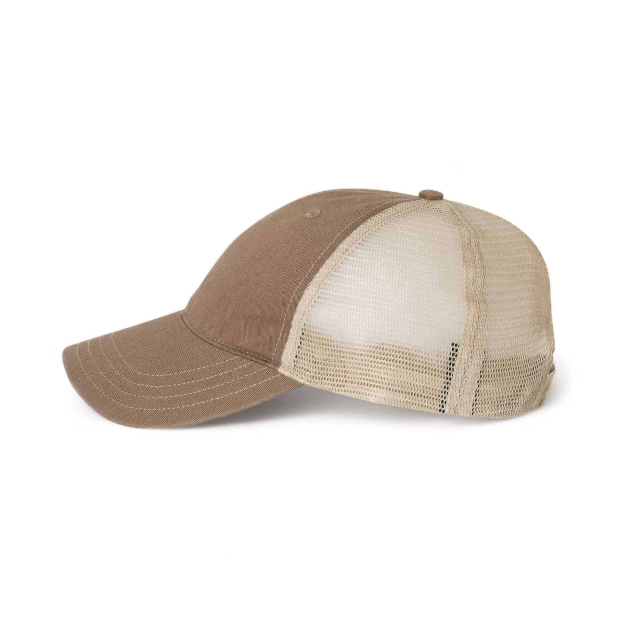 Side view of Richardson 111 custom hat in driftwood and khaki