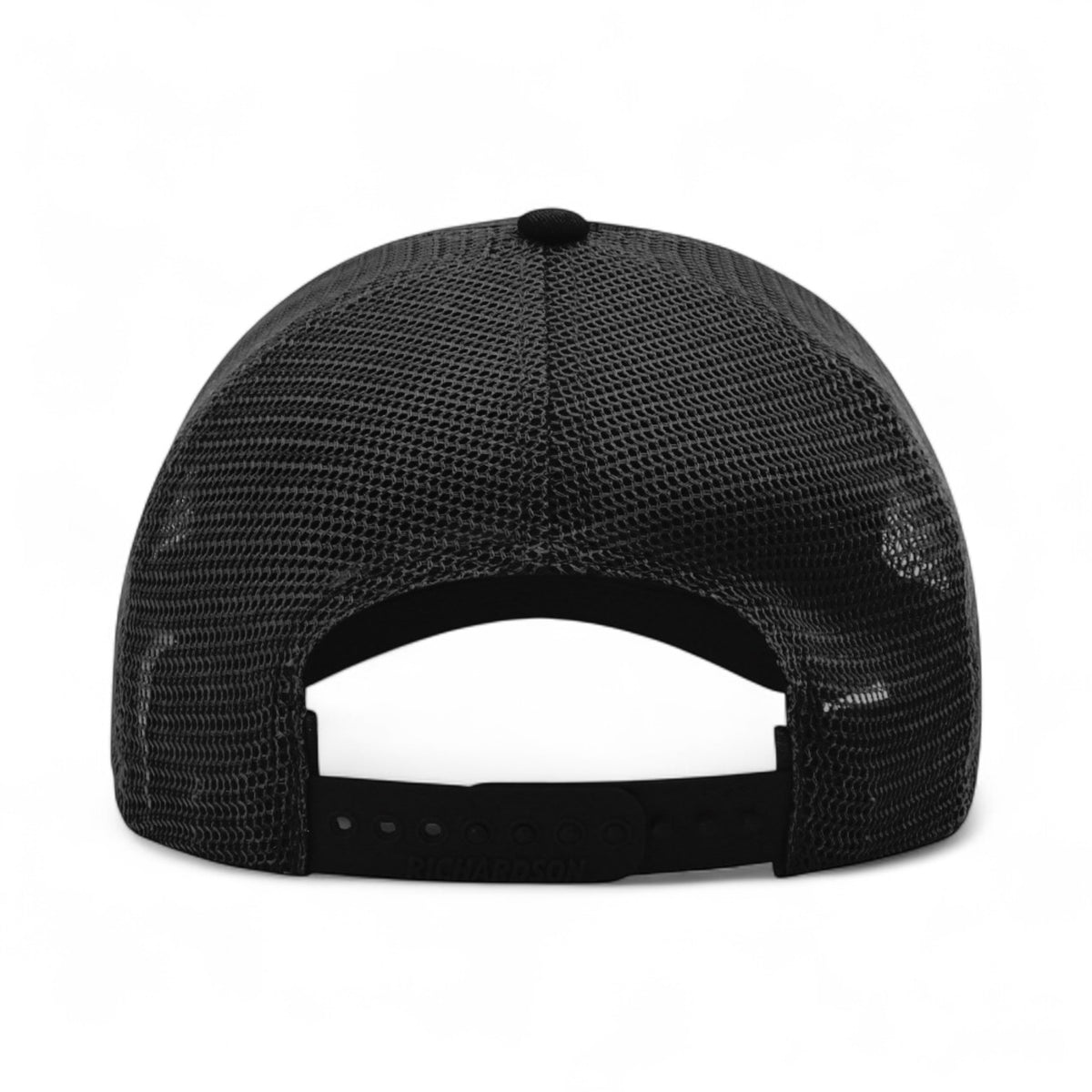 Back view of Richardson 111 custom hat in black