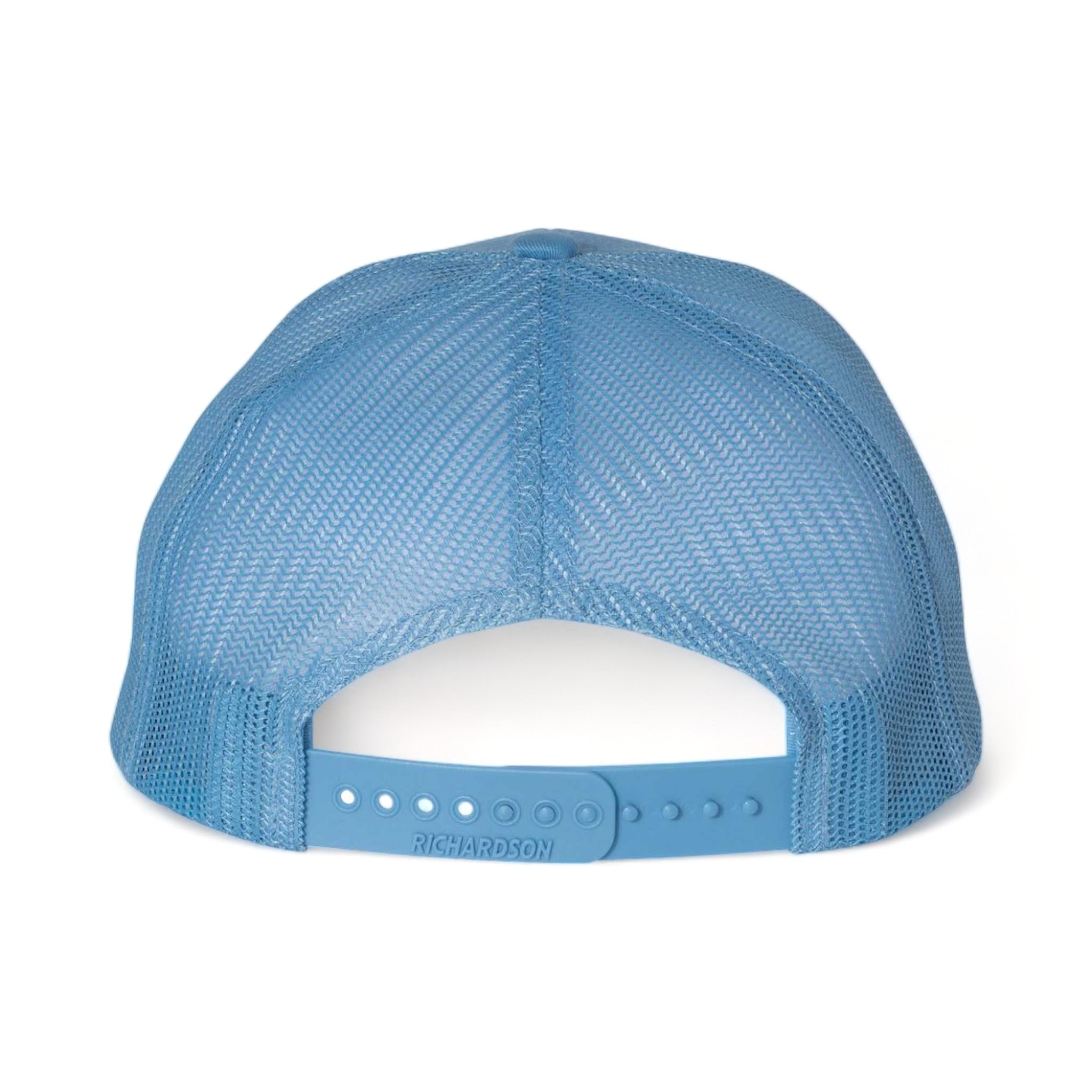 Back view of Richardson 112 custom hat in columbia blue