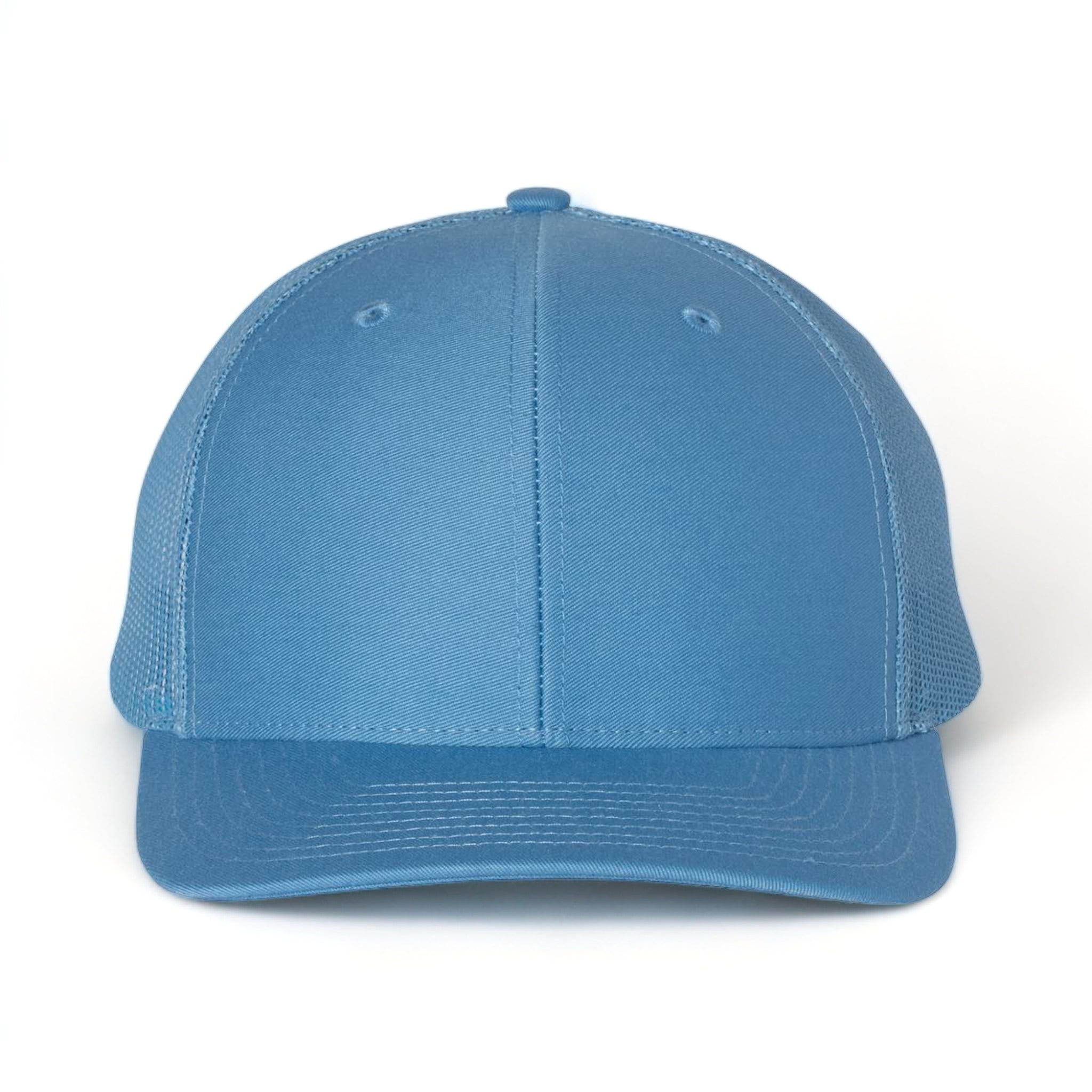 Front view of Richardson 112 custom hat in columbia blue