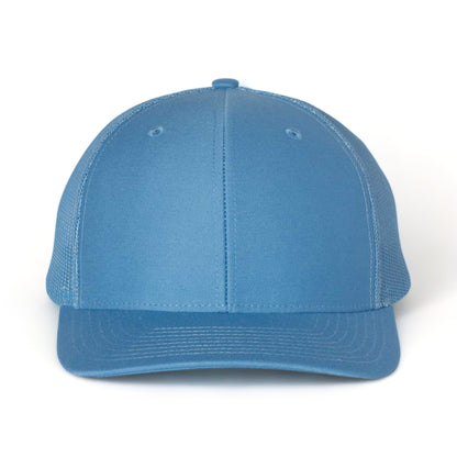 Front view of Richardson 112 custom hat in columbia blue