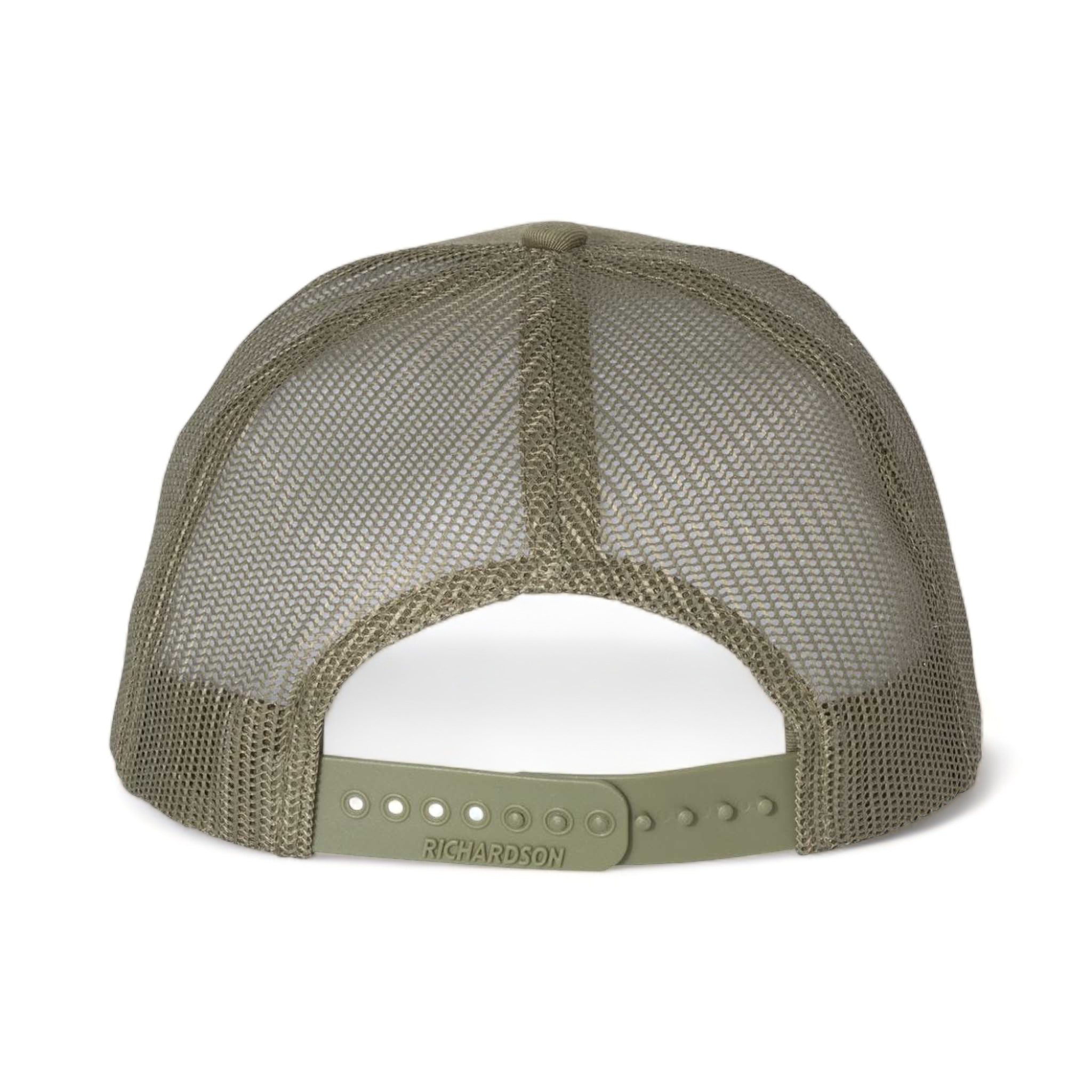 Back view of Richardson 112 custom hat in loden