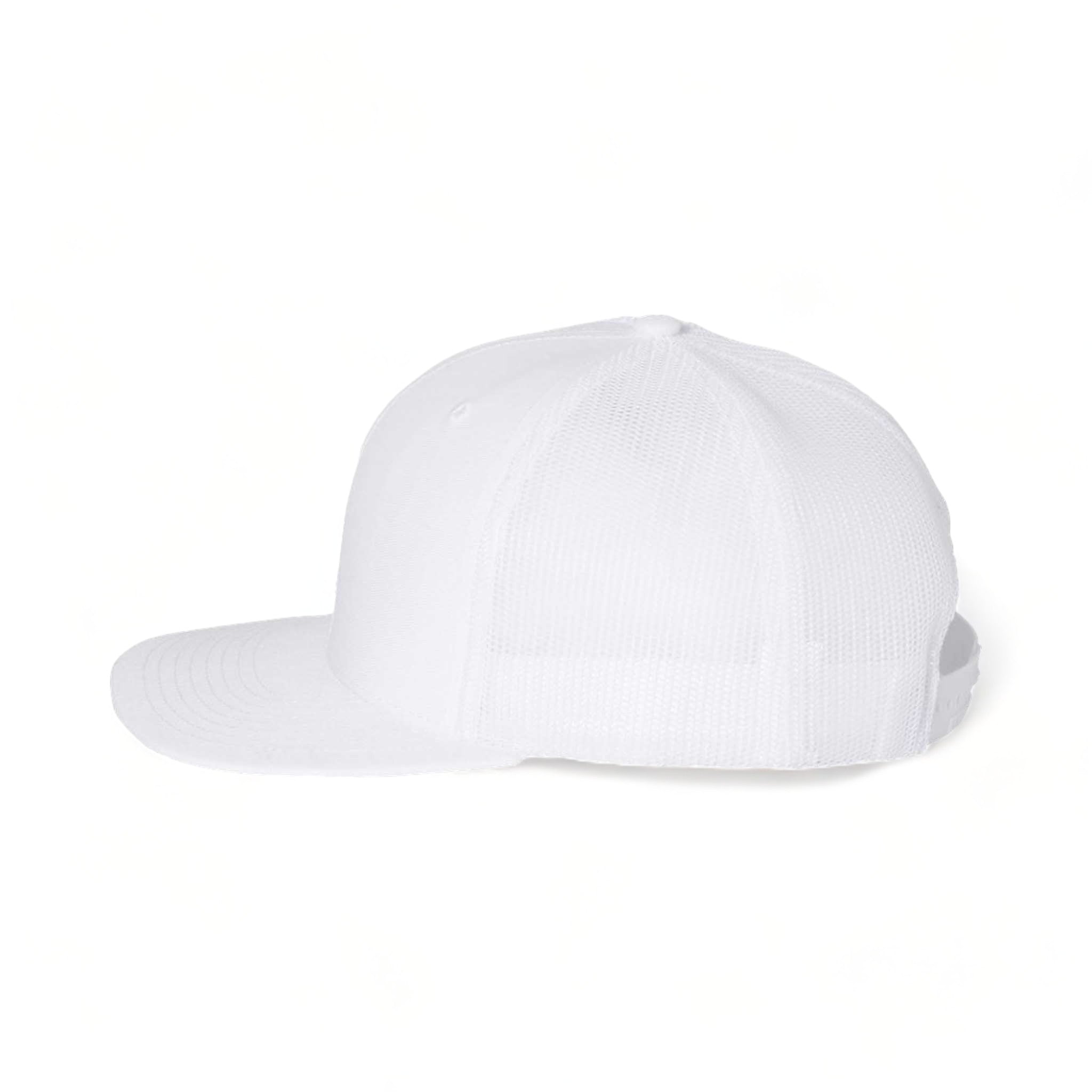 Side view of Richardson 112 custom hat in white