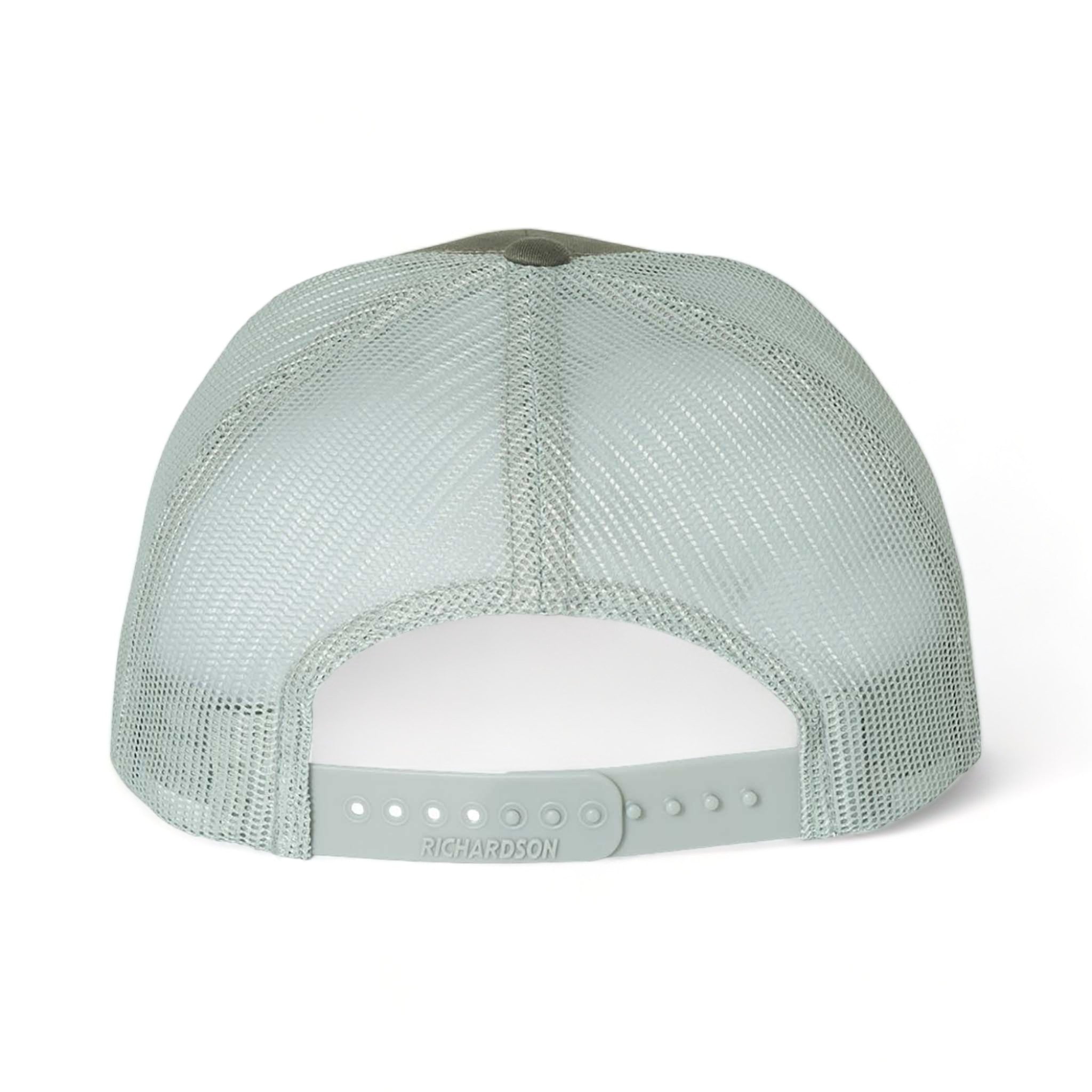 Back view of Richardson 112FP custom hat in beetle and quarry