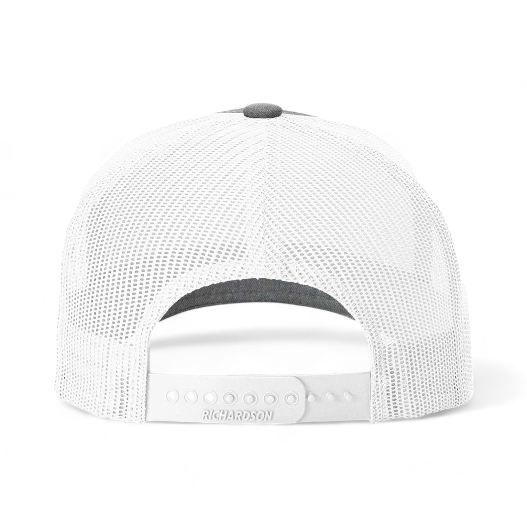 Back view of Richardson 112FPR custom hat in heather grey and white