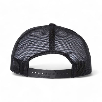 Back view of Richardson 113 custom hat in black