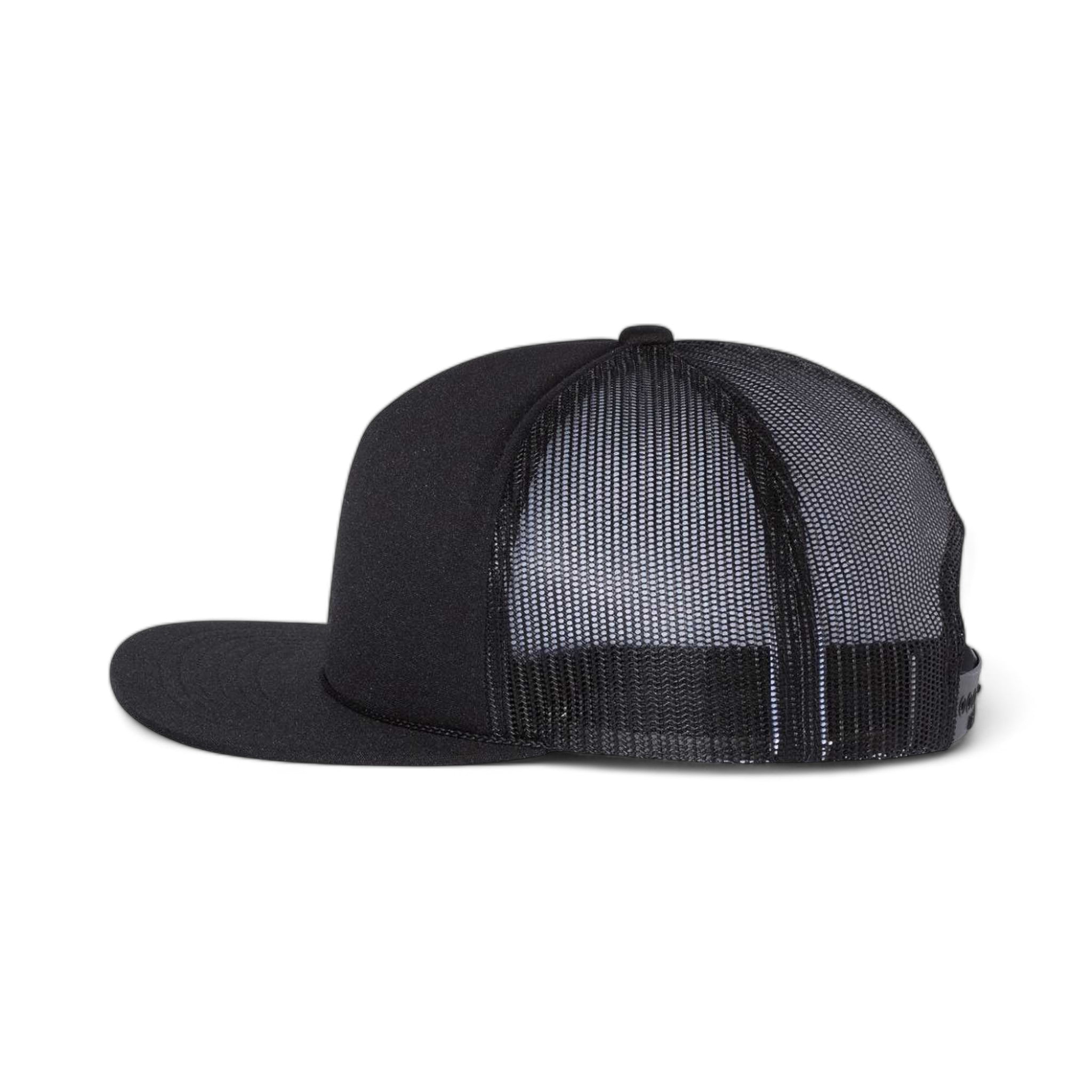 Side view of Richardson 113 custom hat in black